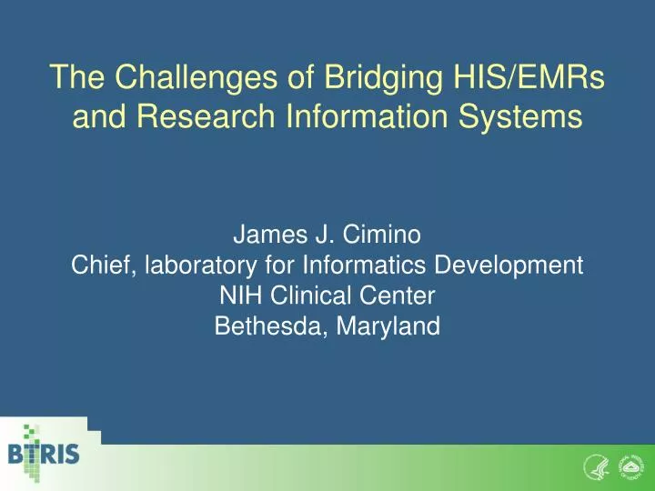 the challenges of bridging his emrs and research information systems