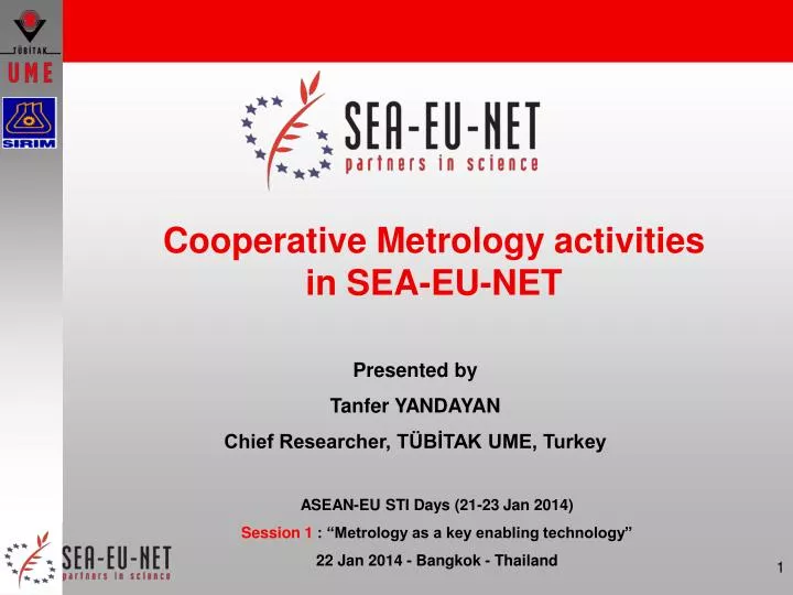 cooperative metrology activities in sea eu net