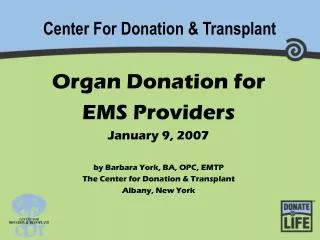 Center For Donation &amp; Transplant