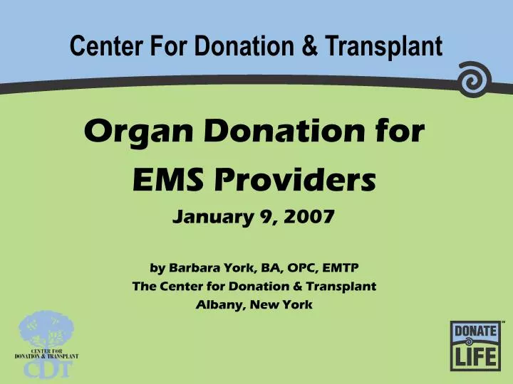 center for donation transplant