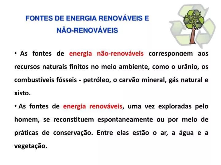 fontes de energia renov veis e n o renov veis