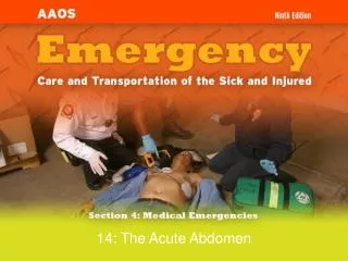 14: The Acute Abdomen