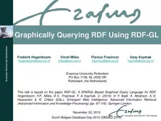 Graphically Querying RDF Using RDF-GL
