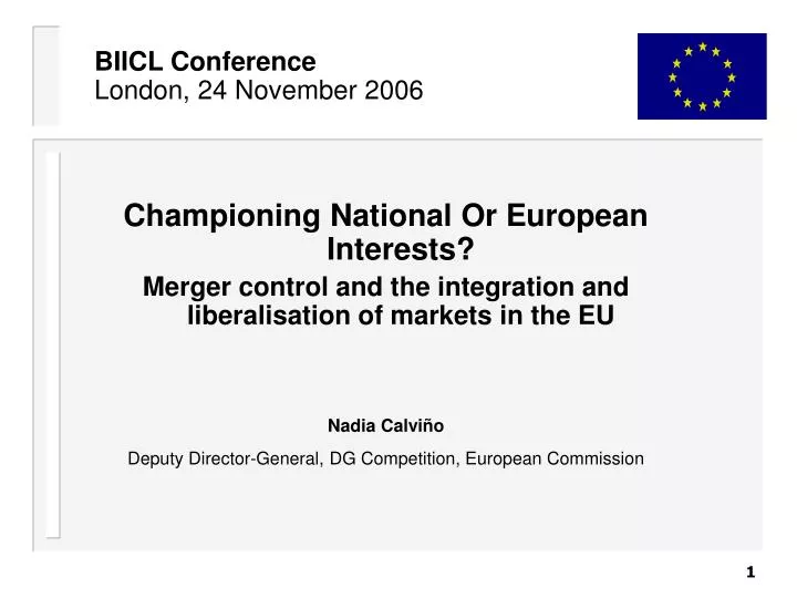 biicl conference london 24 november 2006