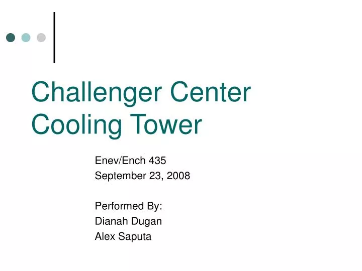 challenger center cooling tower