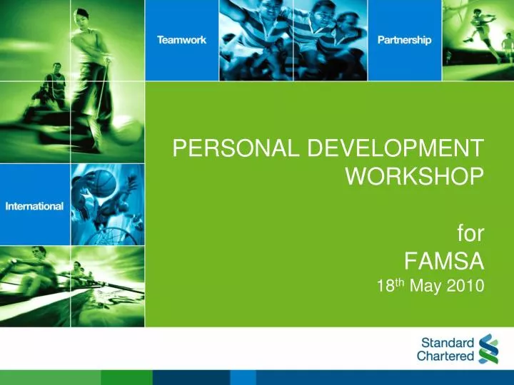 personal development workshop for famsa 18 th may 2010