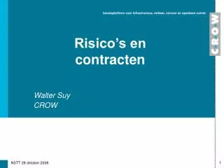 risico s en contracten