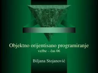 objektno orijentisano programiranje ve be as 06