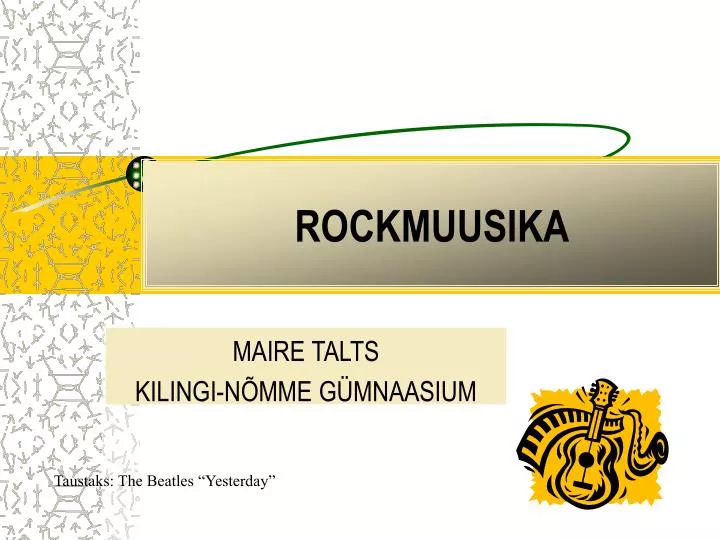 rockmuusika