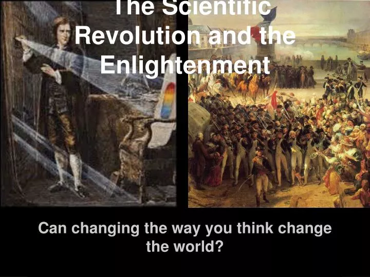 the scientific revolution and the enlightenment