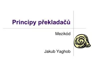 principy p eklada