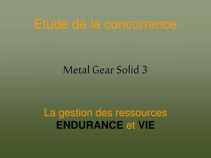 metal gear solid 3
