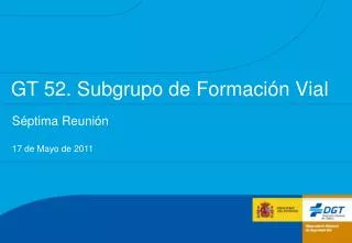 gt 52 subgrupo de formaci n vial