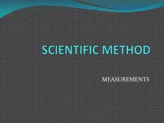 scientific method