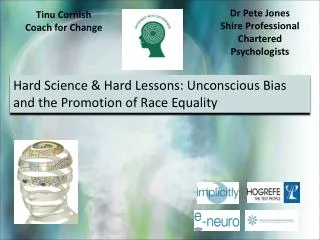 Hard Science &amp; Hard Lessons: Unconscious Bias and the Promotion of Race Equality