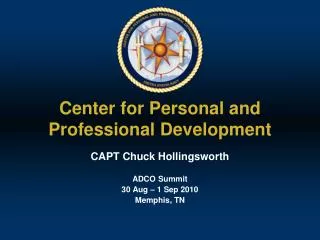Center for Personal and Professional Development