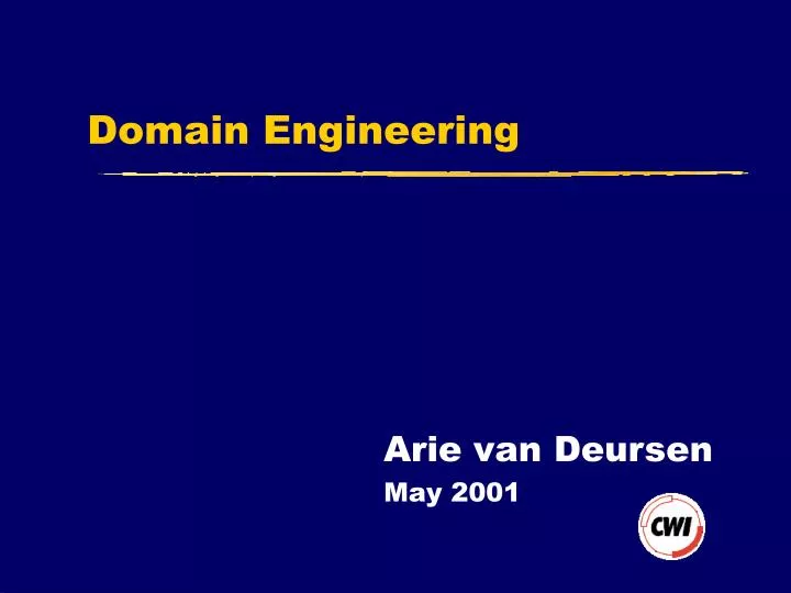 domain engineering