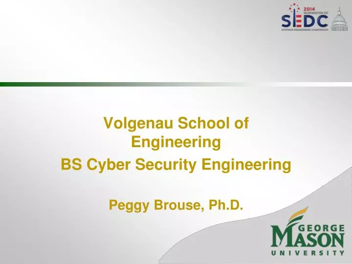 volgenau school of engineering bs cyber security engineering peggy brouse ph d