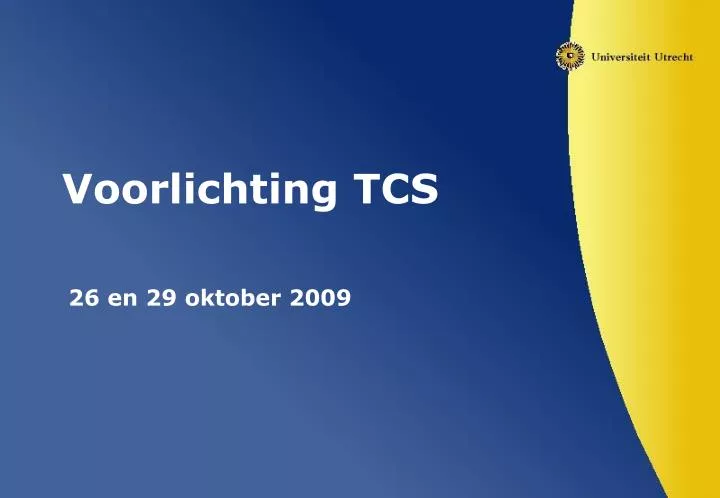 voorlichting tcs