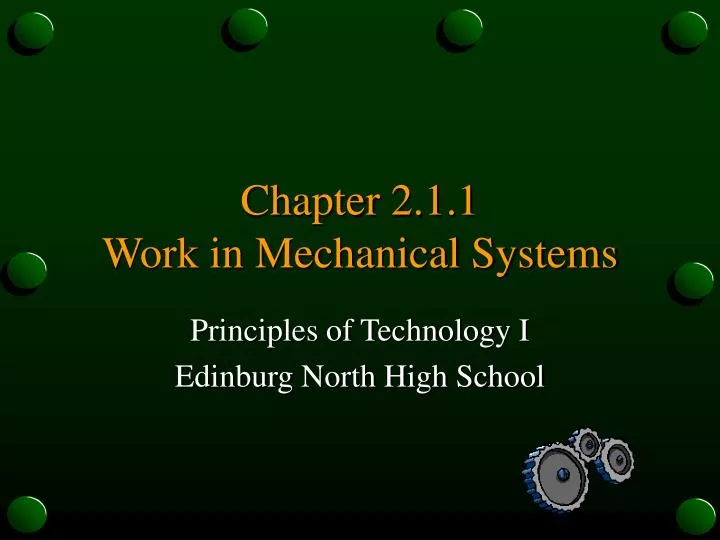 chapter 2 1 1 work in mechanical systems