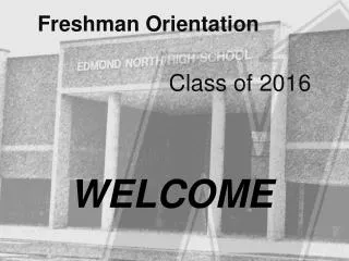 freshman orientation