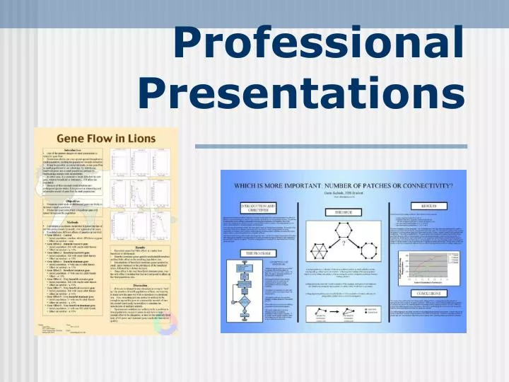 professional presentations