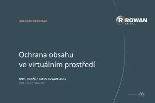 ochrana obsahu ve virtu ln m prost ed