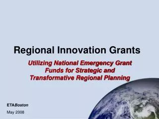 Regional Innovation Grants