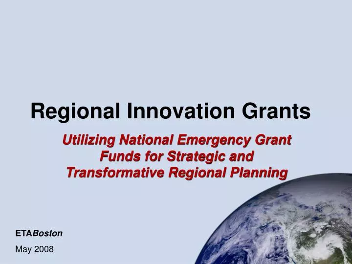 regional innovation grants