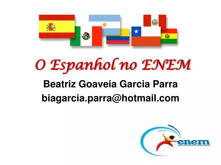 o espanhol no enem