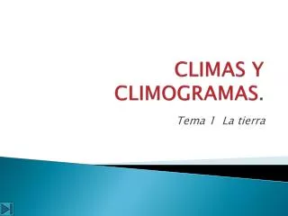 climas y climogramas