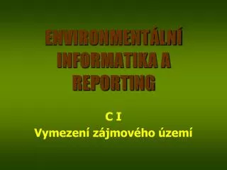 environment ln informatika a reporting