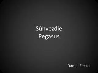 s hvezdie pegasus