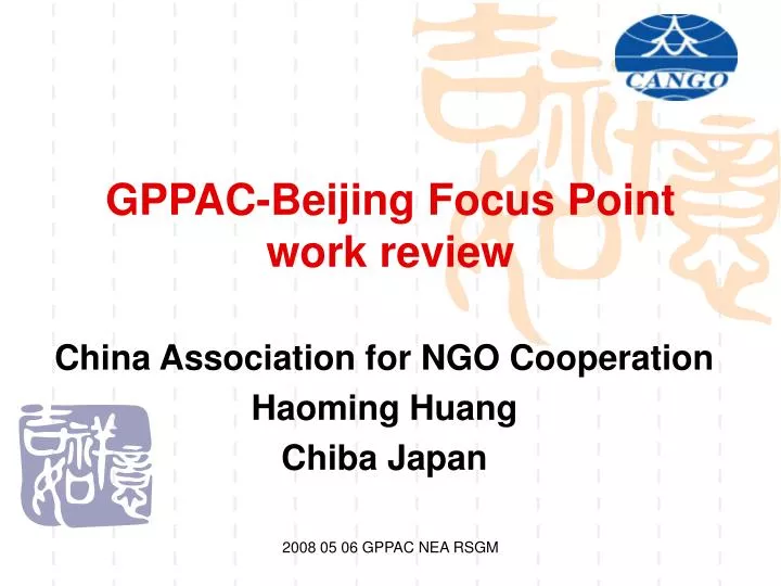 gppac beijing focus point work review