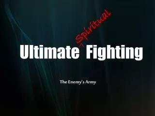 Ultimate Fighting