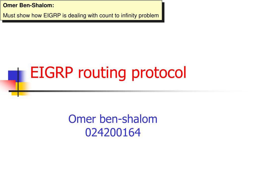 PPT - EIGRP routing protocol PowerPoint Presentation, free download ...