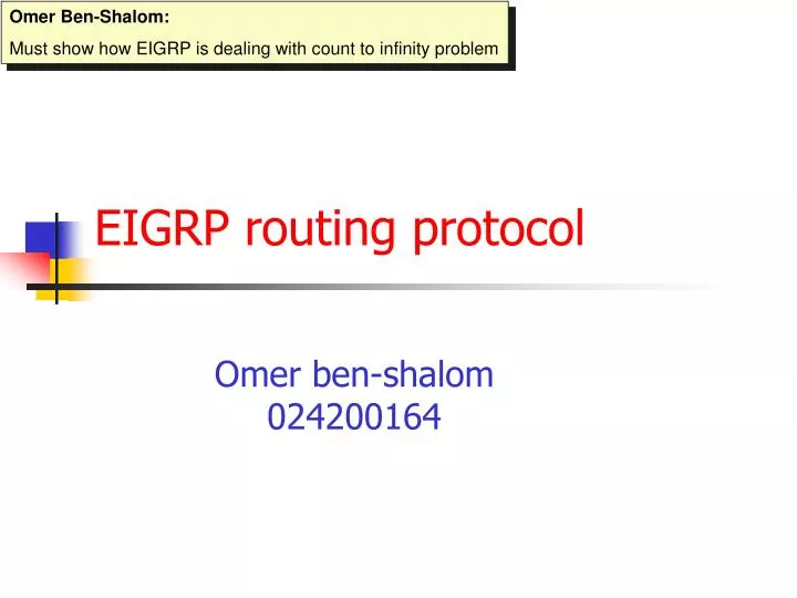 eigrp routing protocol