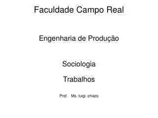 faculdade campo real