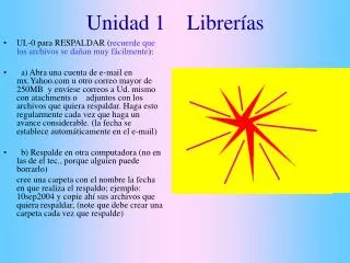 unidad 1 librer as