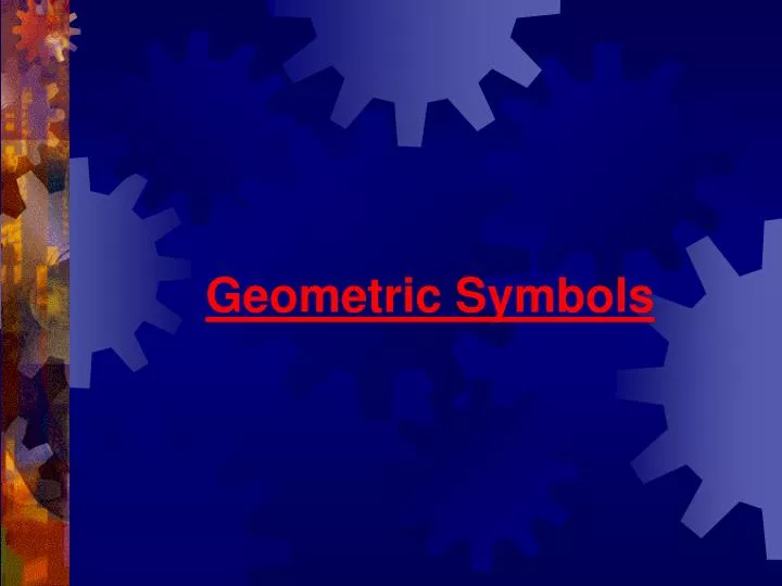 geometric symbols