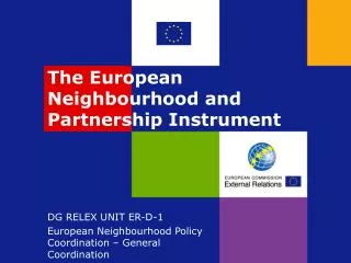 The European Neighbourhood and Partnership Instrument