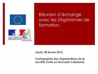 r union d change avec les organismes de formation
