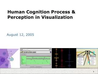 Human Cognition Process &amp; Perception in Visualization