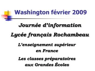 washington f vrier 2009