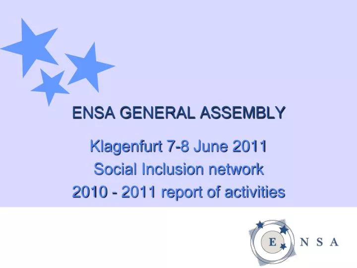 ensa general assembly