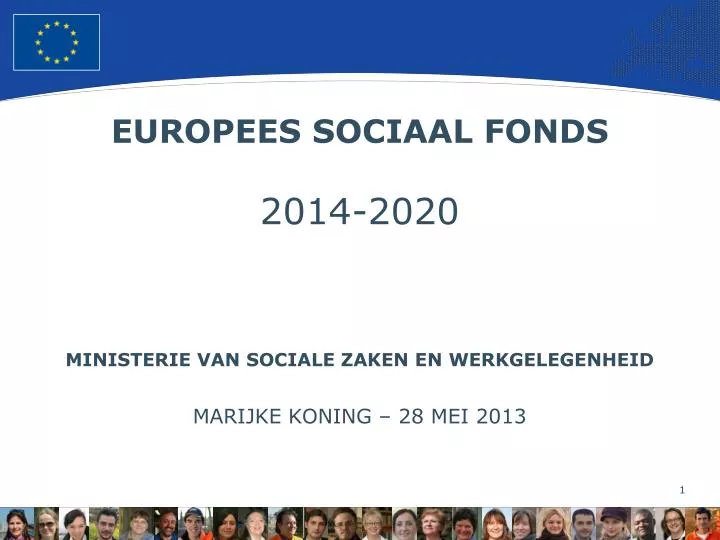 europees sociaal fonds
