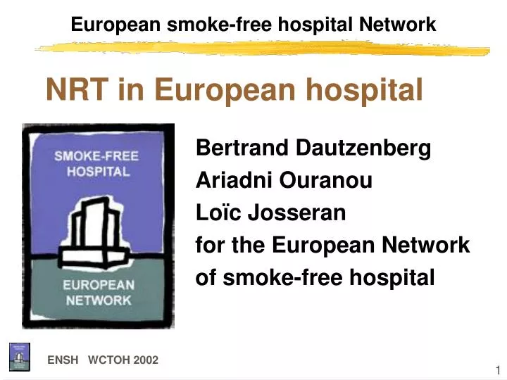 european smoke free hospital network