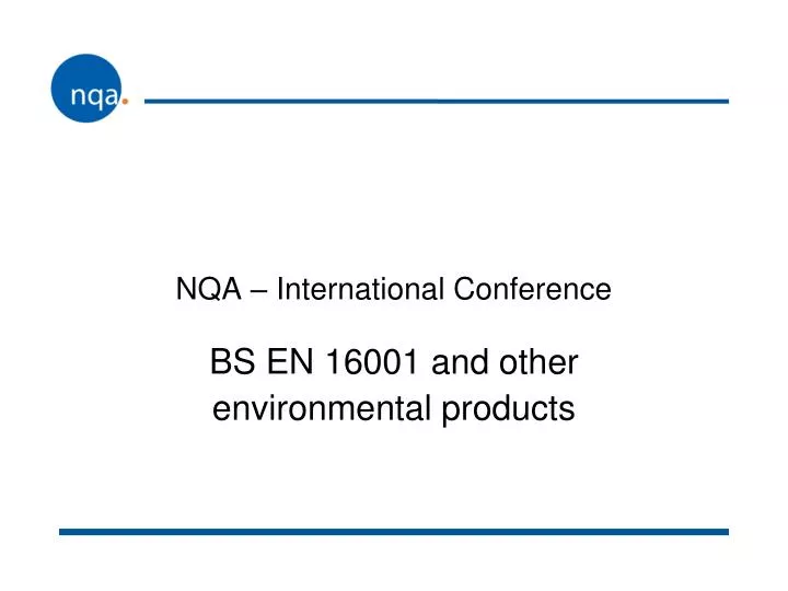 nqa international conference
