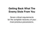 Reclaiming What Was Stolen: 7 Steps to Recovery and Victory - slide 1