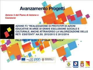avanzamento progetti